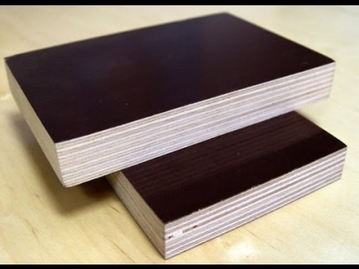 Brown faced film